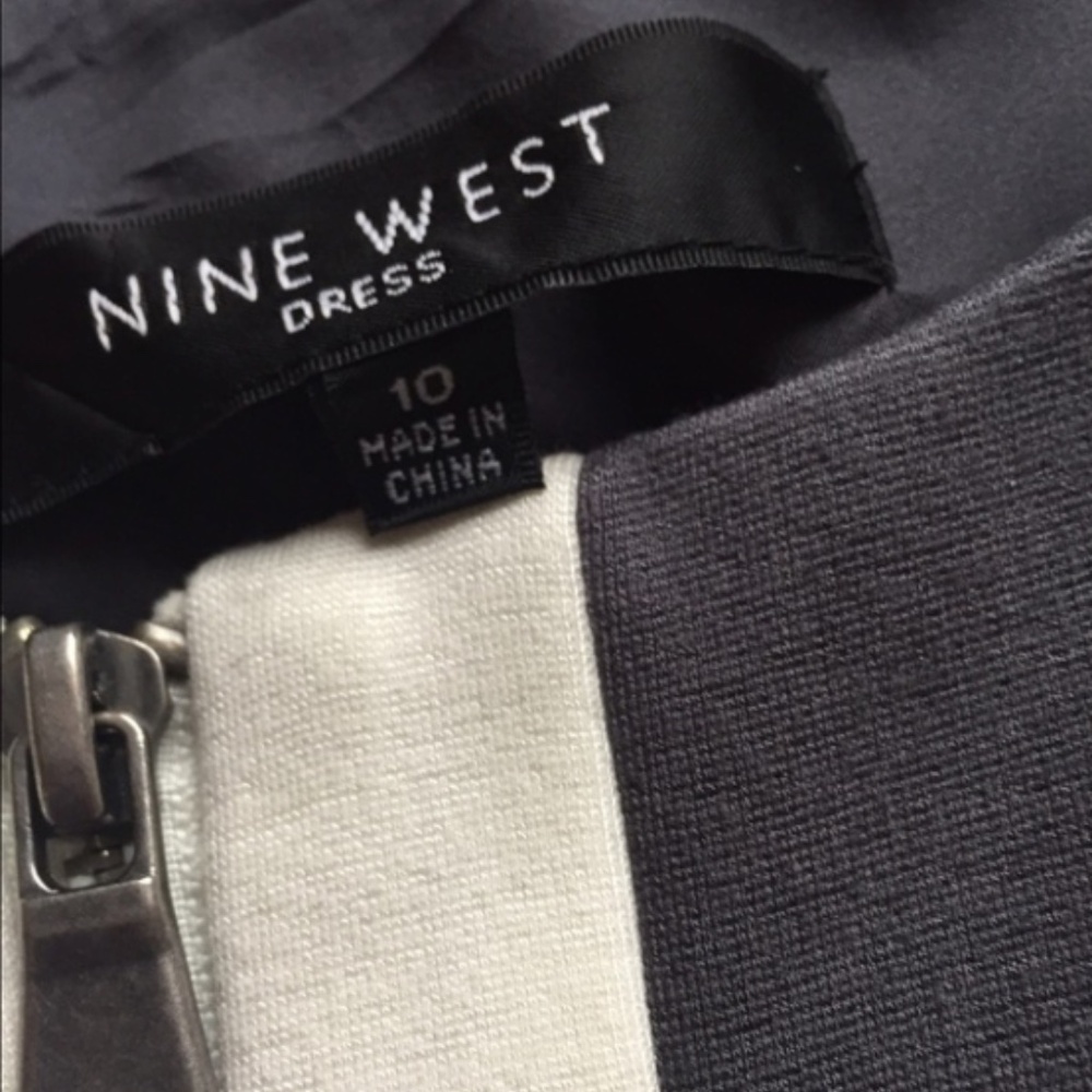 Nine West Exposed Zipper Mod Dress - Picture 3 of 3